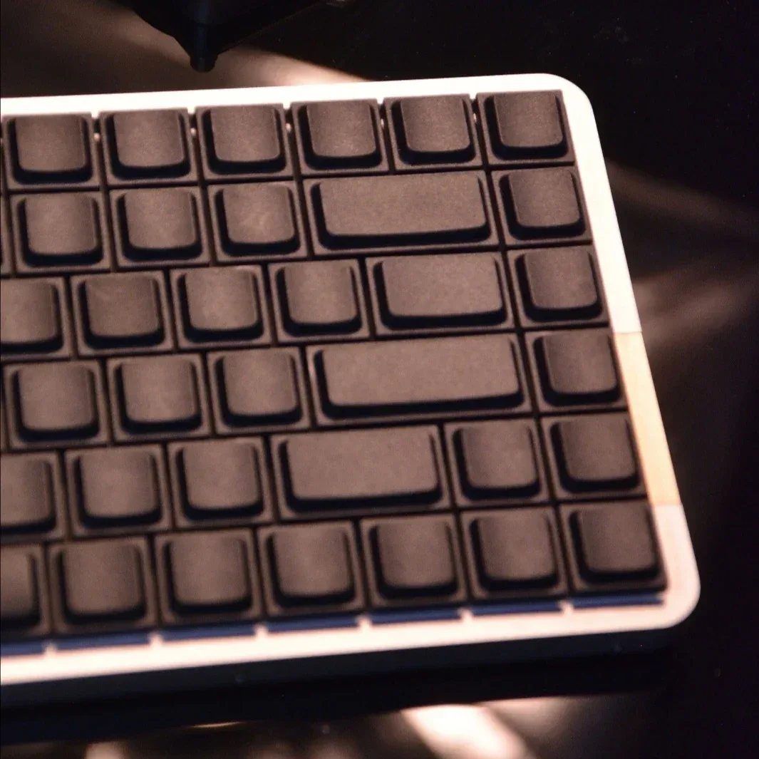 Touches de clavier PBT profil bas LAK - Thème Apple - Noires (Vierges) pour claviers mécaniques MX - Image 3