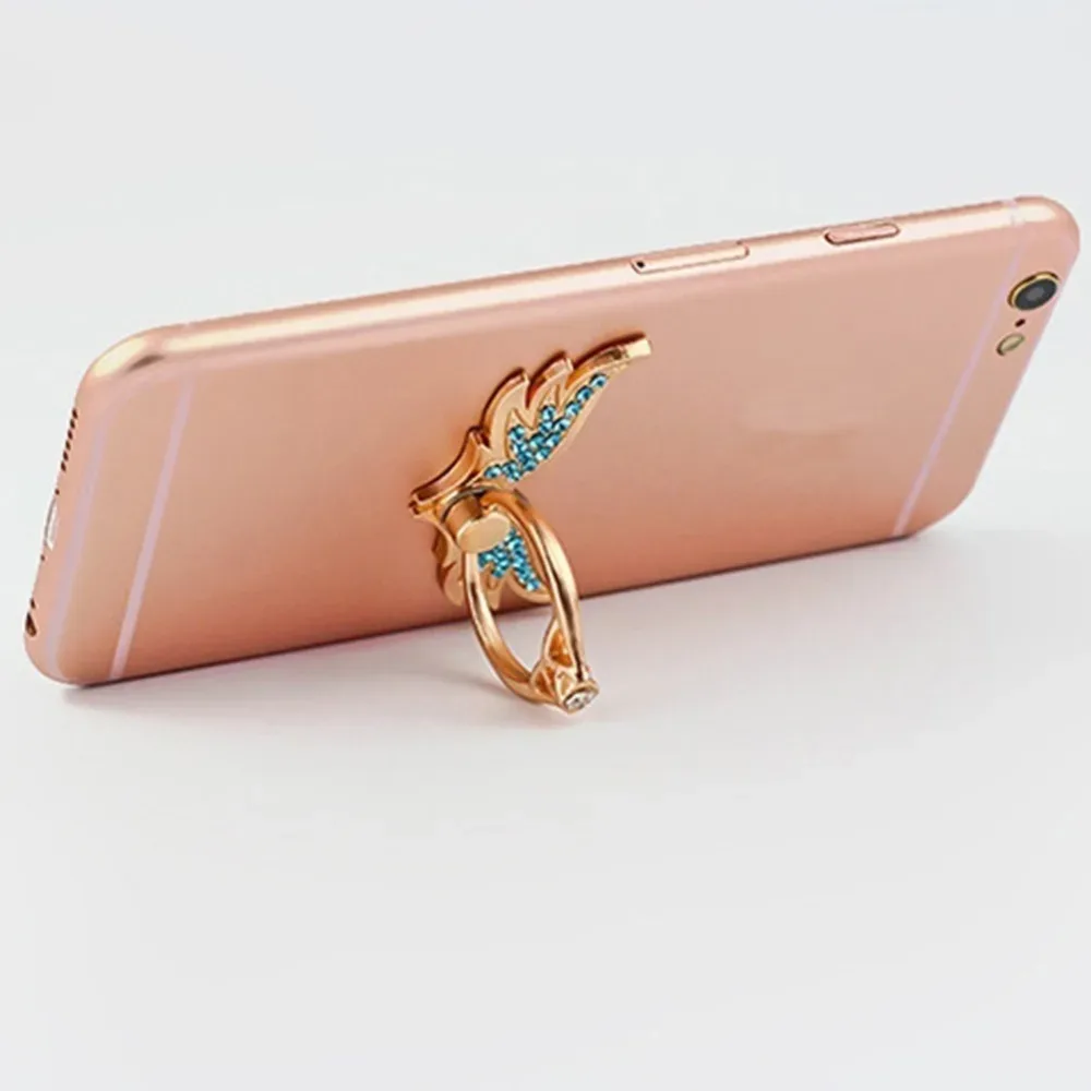 Support bague universel pour smartphone - Ailes d'ange - Métal rotatif à 360° - Image 2