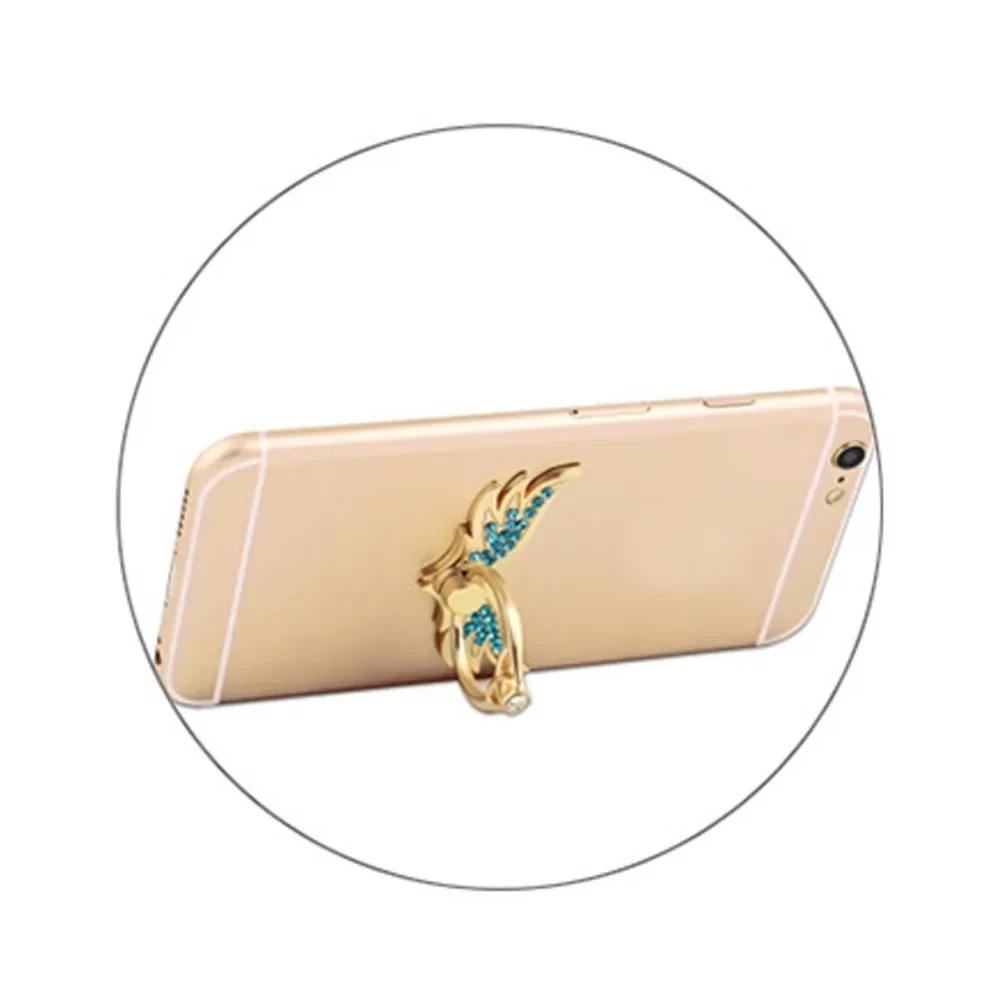 Support bague universel pour smartphone - Ailes d'ange - Métal rotatif à 360° - Image 3