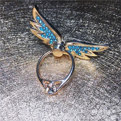 Support bague universel pour smartphone - Ailes d'ange - Métal rotatif à 360° slide 9