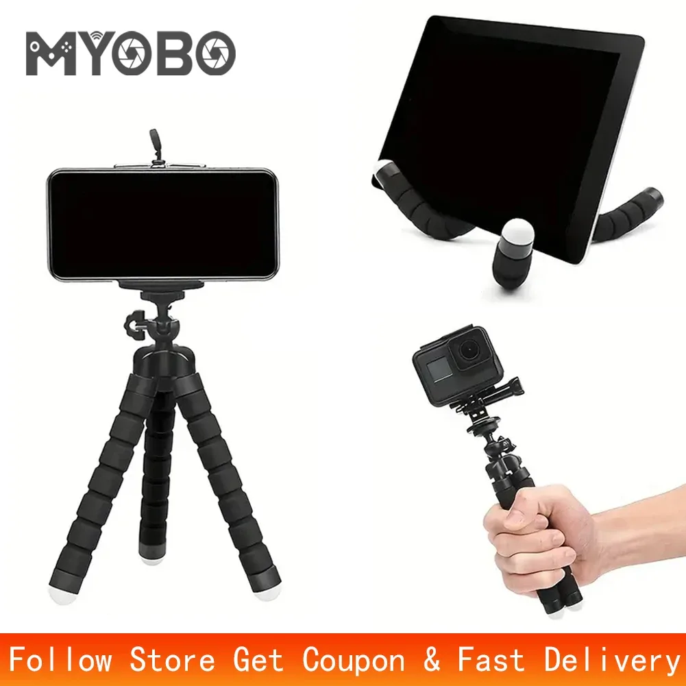 Mini trépied flexible MYOBO pour smartphone et appareil photo