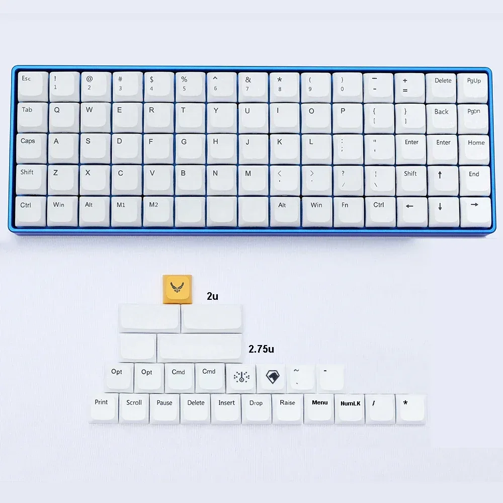 Set de touches DSA/XDA/Cherry pour claviers mécaniques ortholinéaires (AMJ40, NIU40, Ergodox, XD75) - Image 1