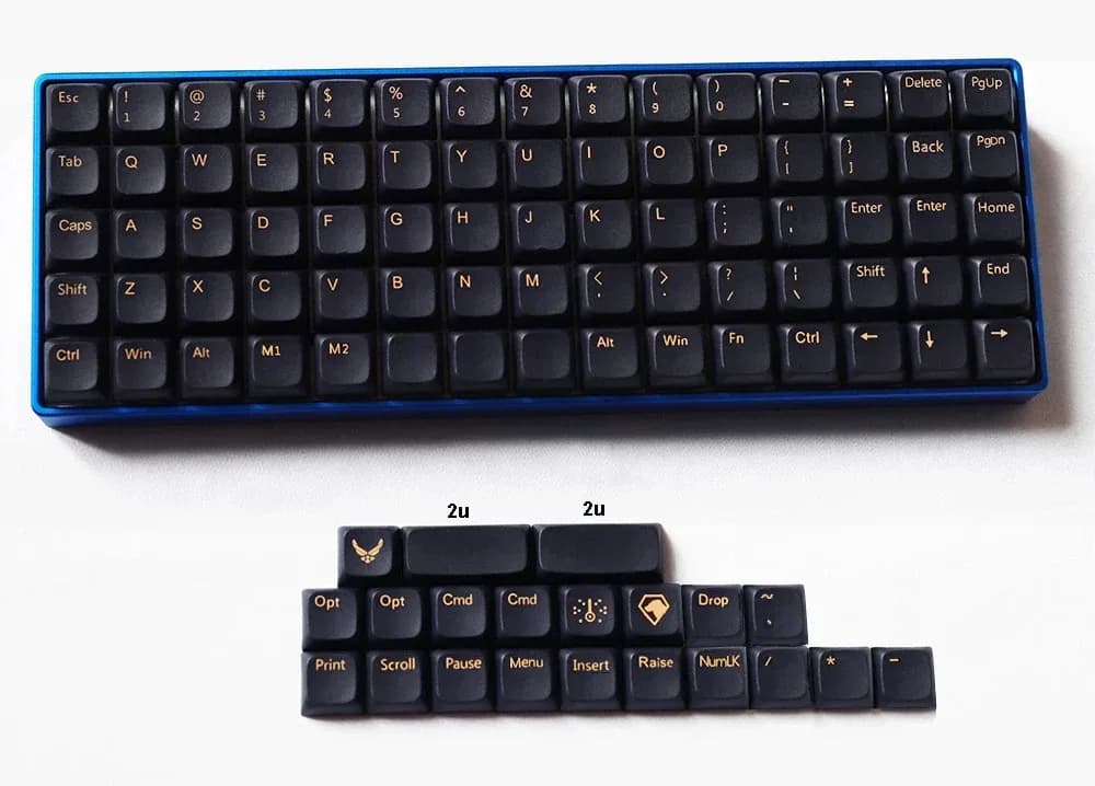 Set de touches DSA/XDA/Cherry pour claviers mécaniques ortholinéaires (AMJ40, NIU40, Ergodox, XD75) slide 8