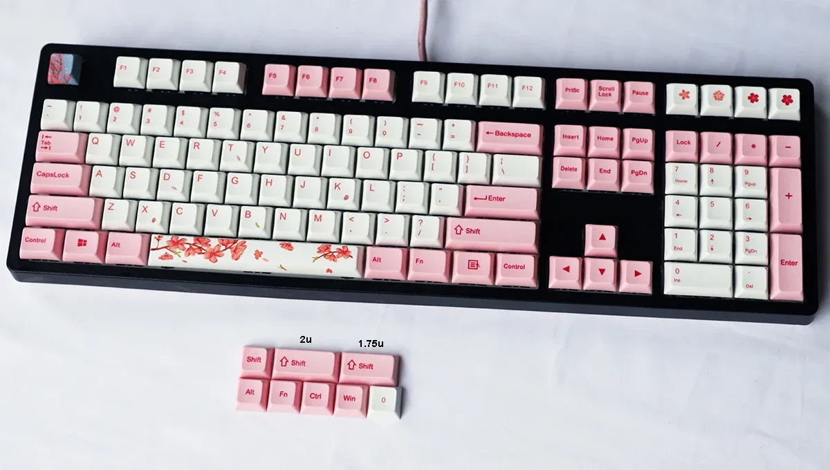 Set de touches DSA/XDA/Cherry pour claviers mécaniques ortholinéaires (AMJ40, NIU40, Ergodox, XD75) slide 17