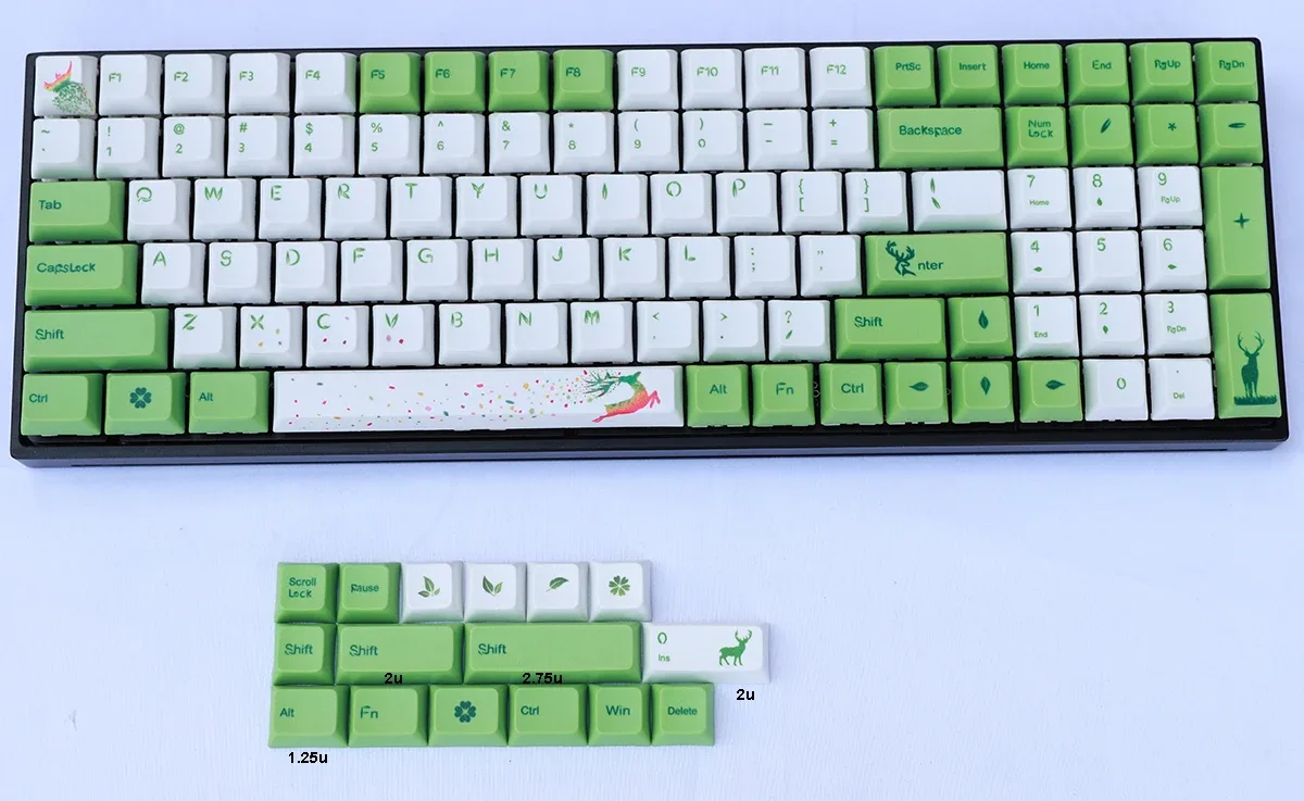 Set de touches DSA/XDA/Cherry pour claviers mécaniques ortholinéaires (AMJ40, NIU40, Ergodox, XD75) slide 18