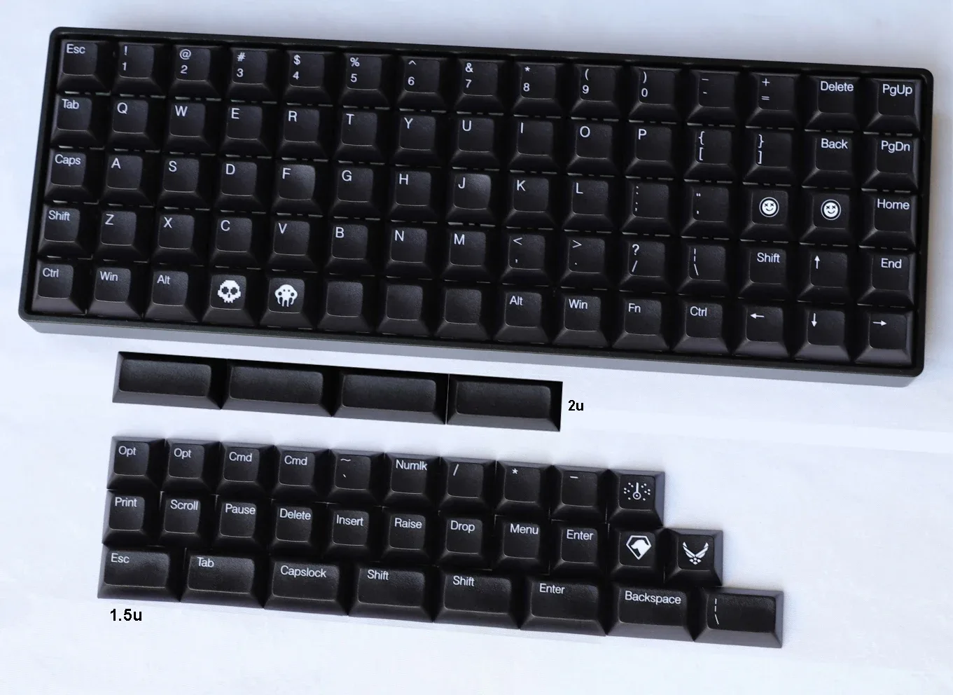 Set de touches DSA/XDA/Cherry pour claviers mécaniques ortholinéaires (AMJ40, NIU40, Ergodox, XD75) slide 15