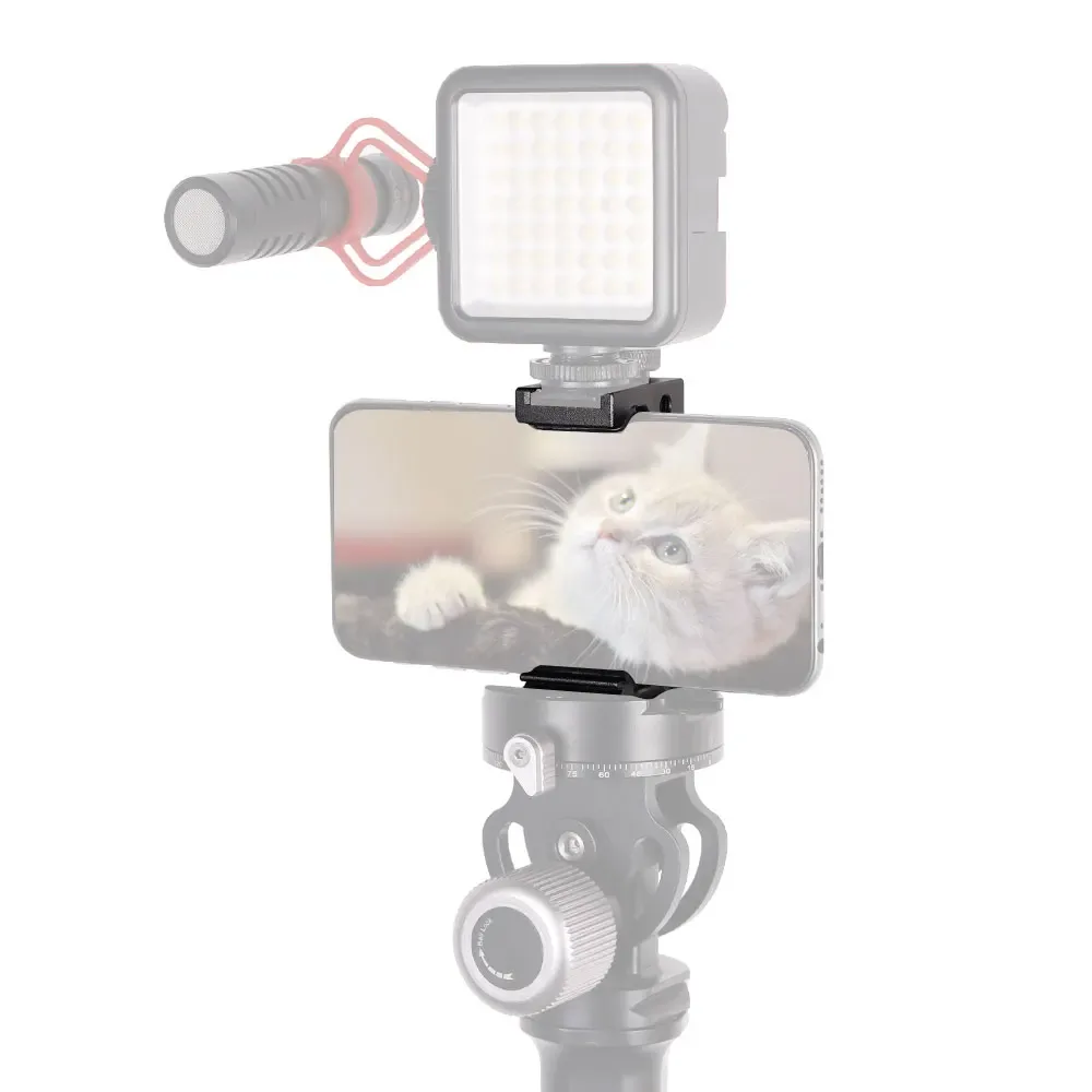 Adaptateur de trépied universel en aluminium pour smartphone avec griffe porte-accessoire - Image 6