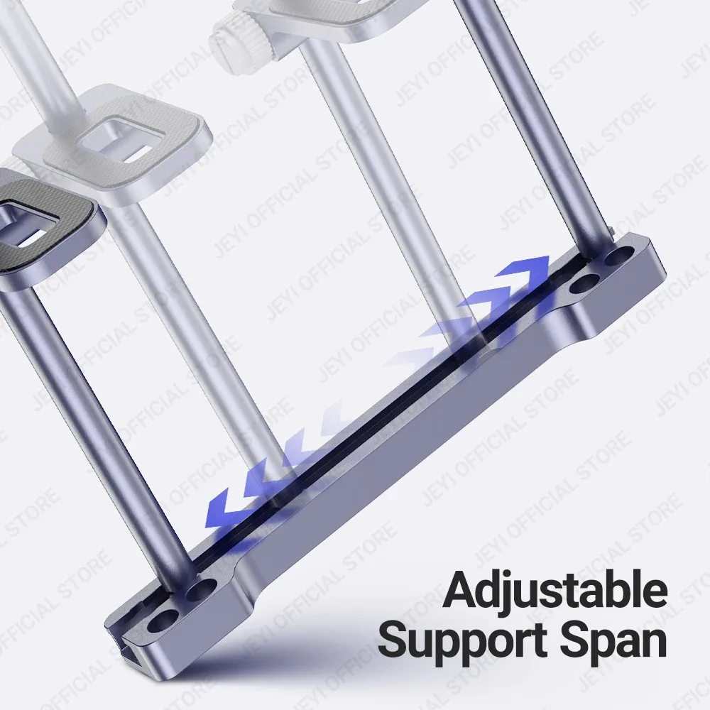Support de carte graphique JEYI réglable en aluminium - Support anti-affaissement GPU - Image 2