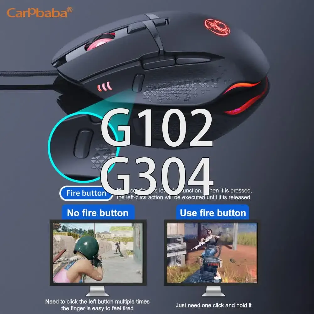 Souris de jeu filaire programmable Chiji P0T91 - 7200 DPI slide 6
