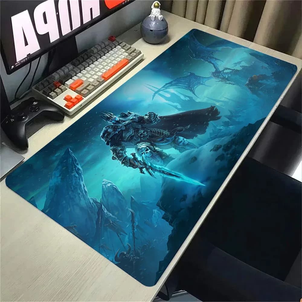 Tapis de souris XXL World of Warcraft - Horde & Alliance - Bords cousus - Image 1