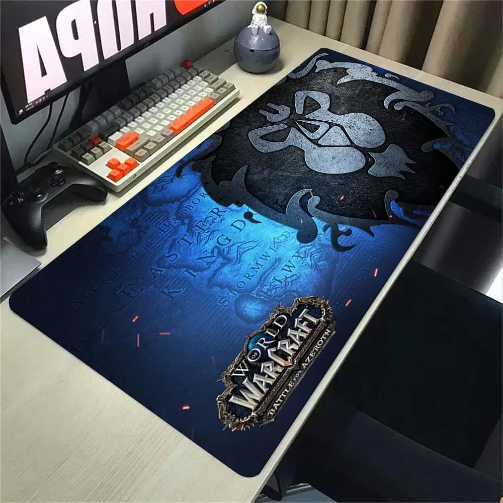 Tapis de souris XXL World of Warcraft - Horde & Alliance - Bords cousus - Image 4