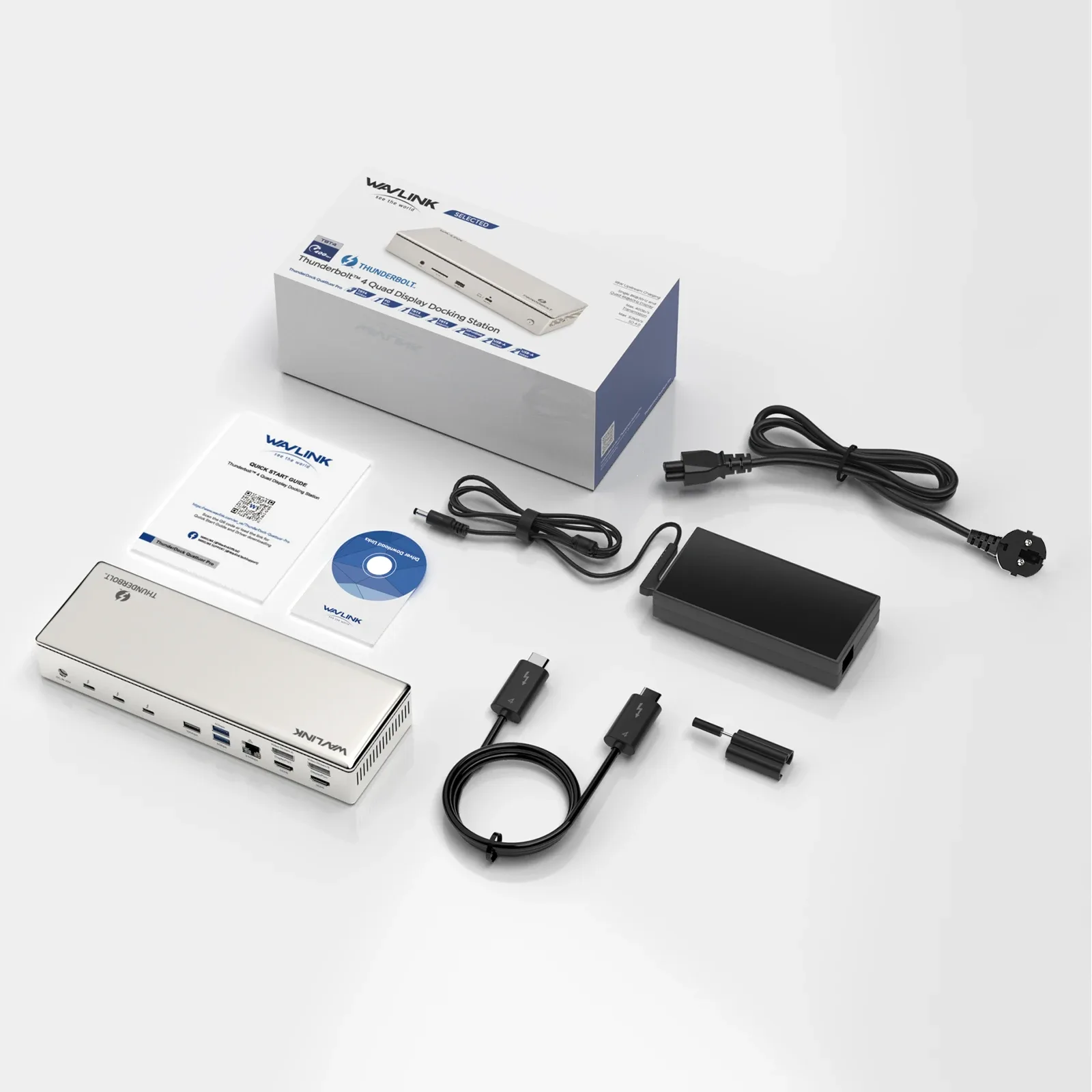 Station d'accueil Wavlink Thunderbolt 4, Quadruple Affichage 4K 60Hz, Charge 98W pour MacBook Pro/Air - Image 6