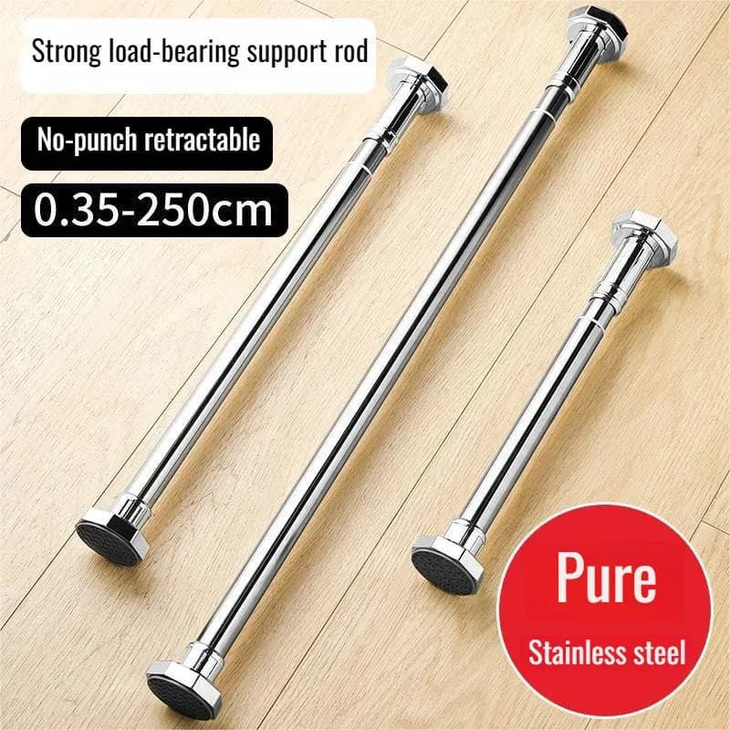 Pied de support télescopique réglable en acier inoxydable pour meubles et éviers slide 3