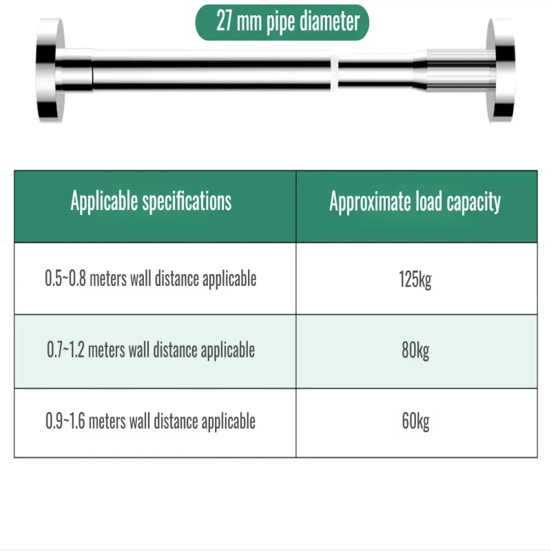 Pied de support télescopique réglable en acier inoxydable pour meubles et éviers slide 6