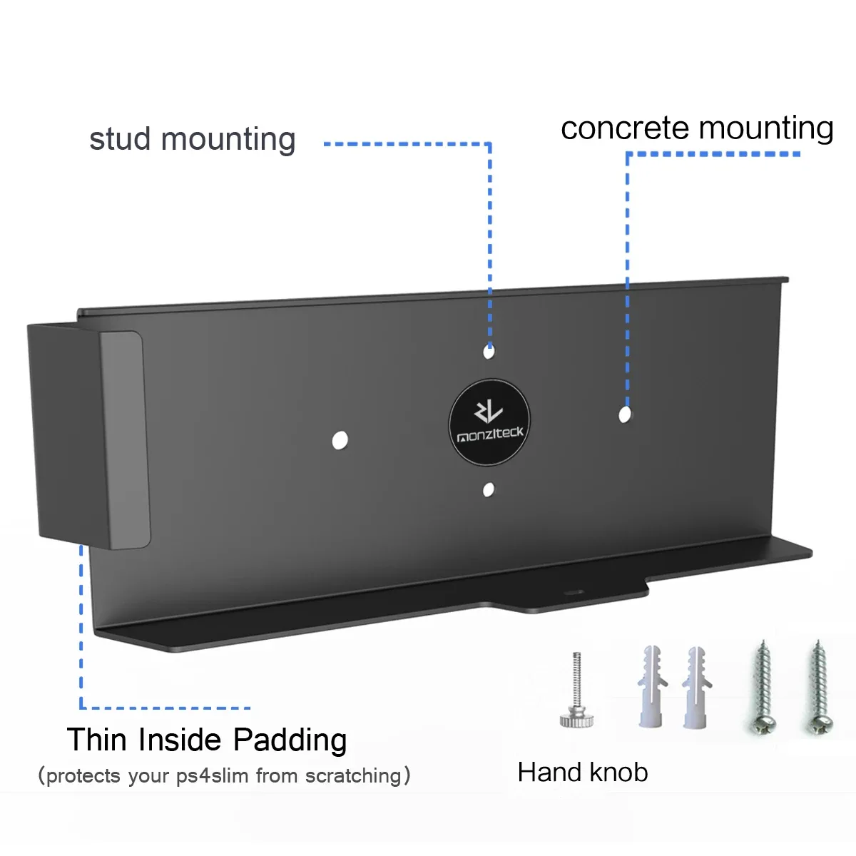 Support mural Monzlteck pour PS4 Slim - Image 2