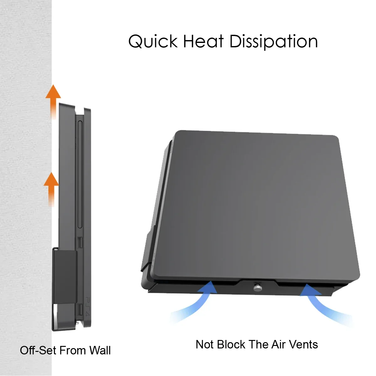 Support mural Monzlteck pour PS4 Slim - Image 5