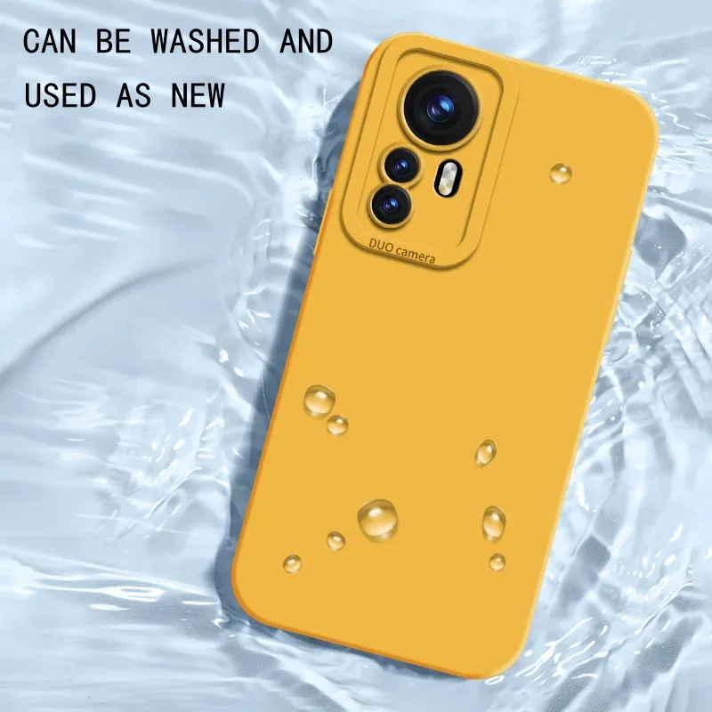 Coque en silicone liquide antichoc avec protection d'objectif pour Xiaomi POCO X7, X6, F7 Ultra, F6, F5 Pro - Image 2