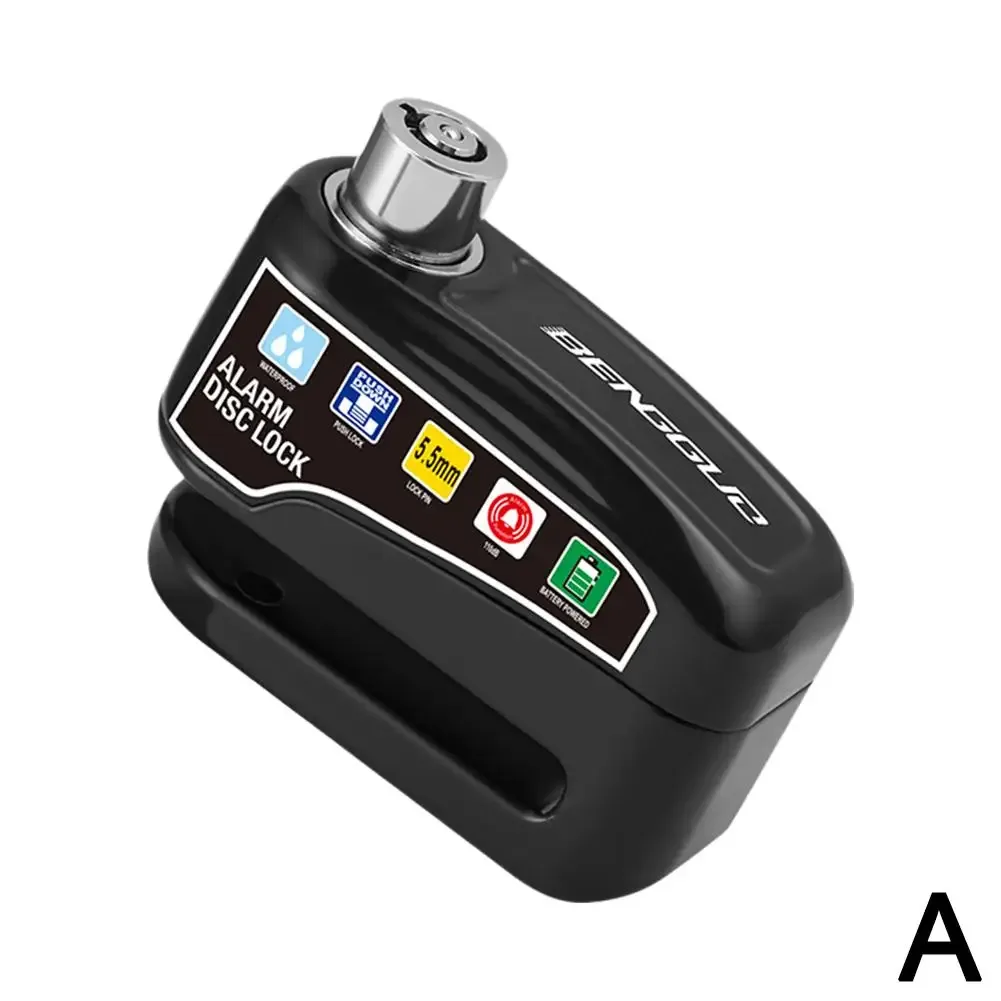 Bloque-disque avec alarme étanche pour moto, scooter et vélo slide 8