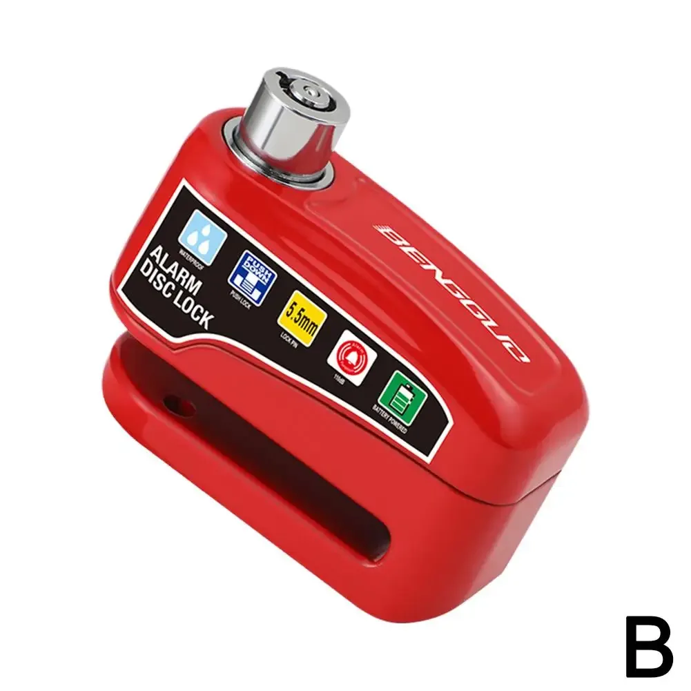 Bloque-disque avec alarme étanche pour moto, scooter et vélo slide 7