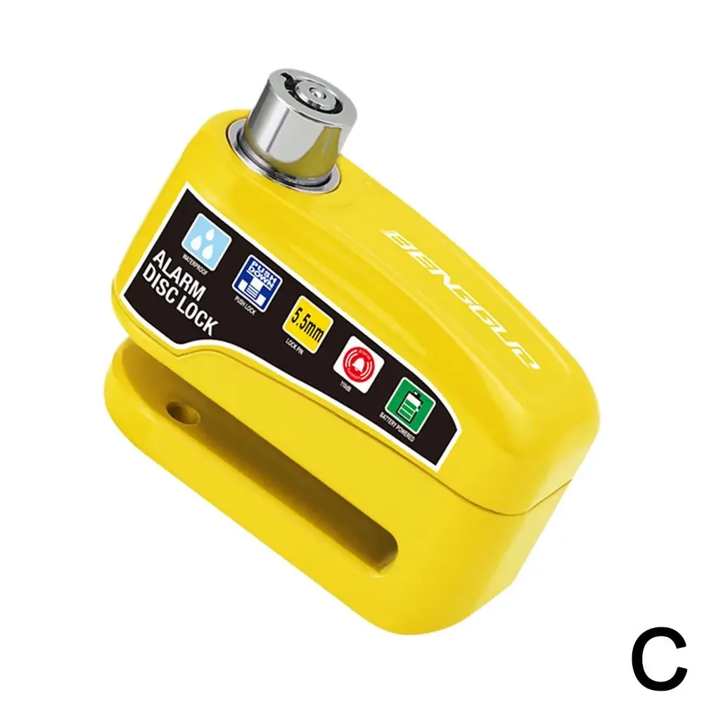 Bloque-disque avec alarme étanche pour moto, scooter et vélo slide 11