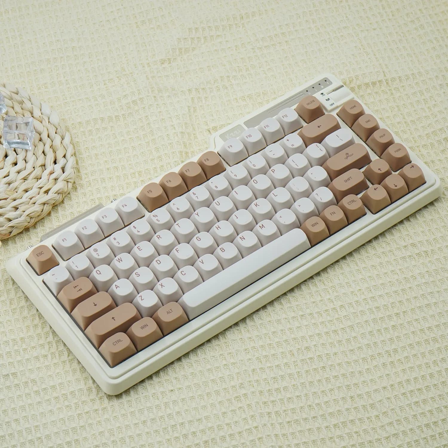 Set de 129 touches Tiramisu - Profil MA - PBT Dye-Sub - Minimaliste