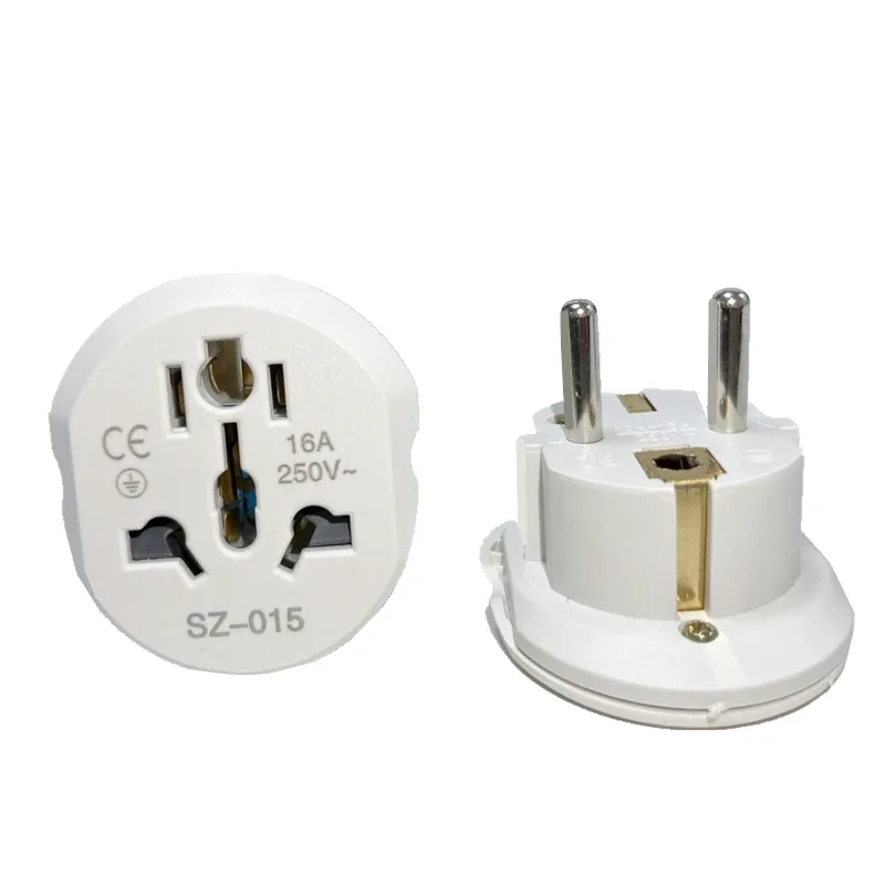 Adaptateur de prise universel FR/AU/US/UK/CN vers EU - 16A, 250V slide 4