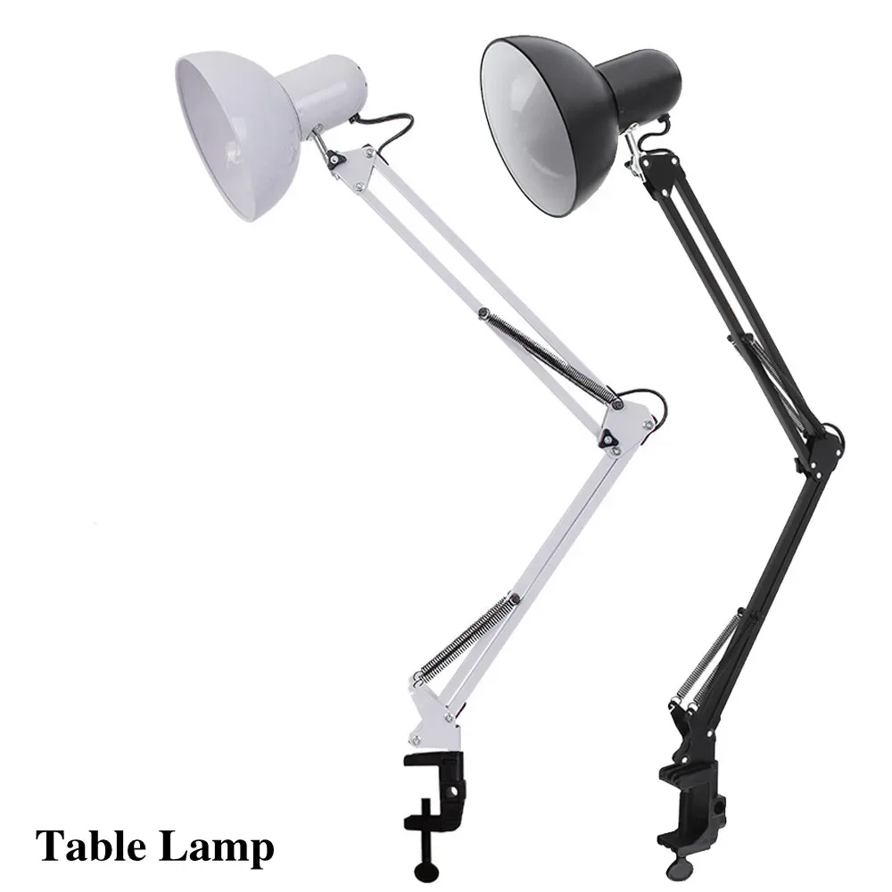 Lampe de bureau à bras articulé avec pince de fixation