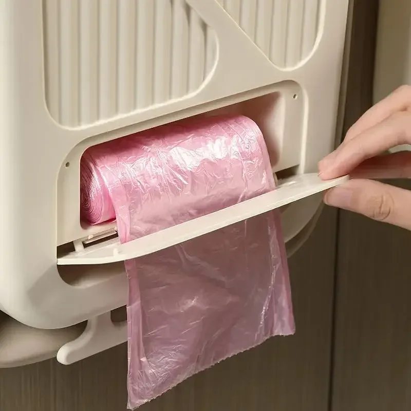 Poubelle de cuisine pliable et suspendue pour camping-car slide 4