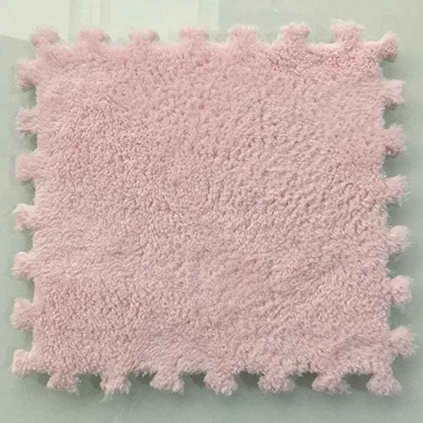 Tapis puzzle en mousse effet daim pour chambre et salon, 30x30x1 cm slide 14