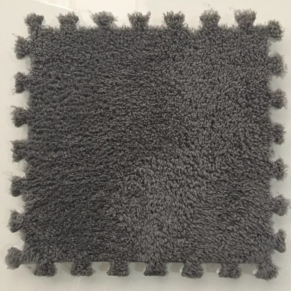 Tapis puzzle en mousse effet daim pour chambre et salon, 30x30x1 cm slide 9