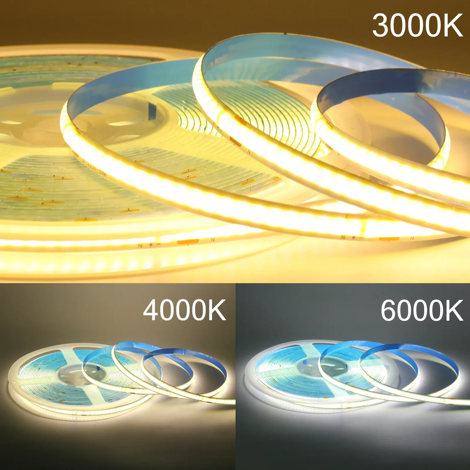 Ruban LED COB Flexible 110V-220V - 240 LED/m - Éclairage Linéaire - Image 2