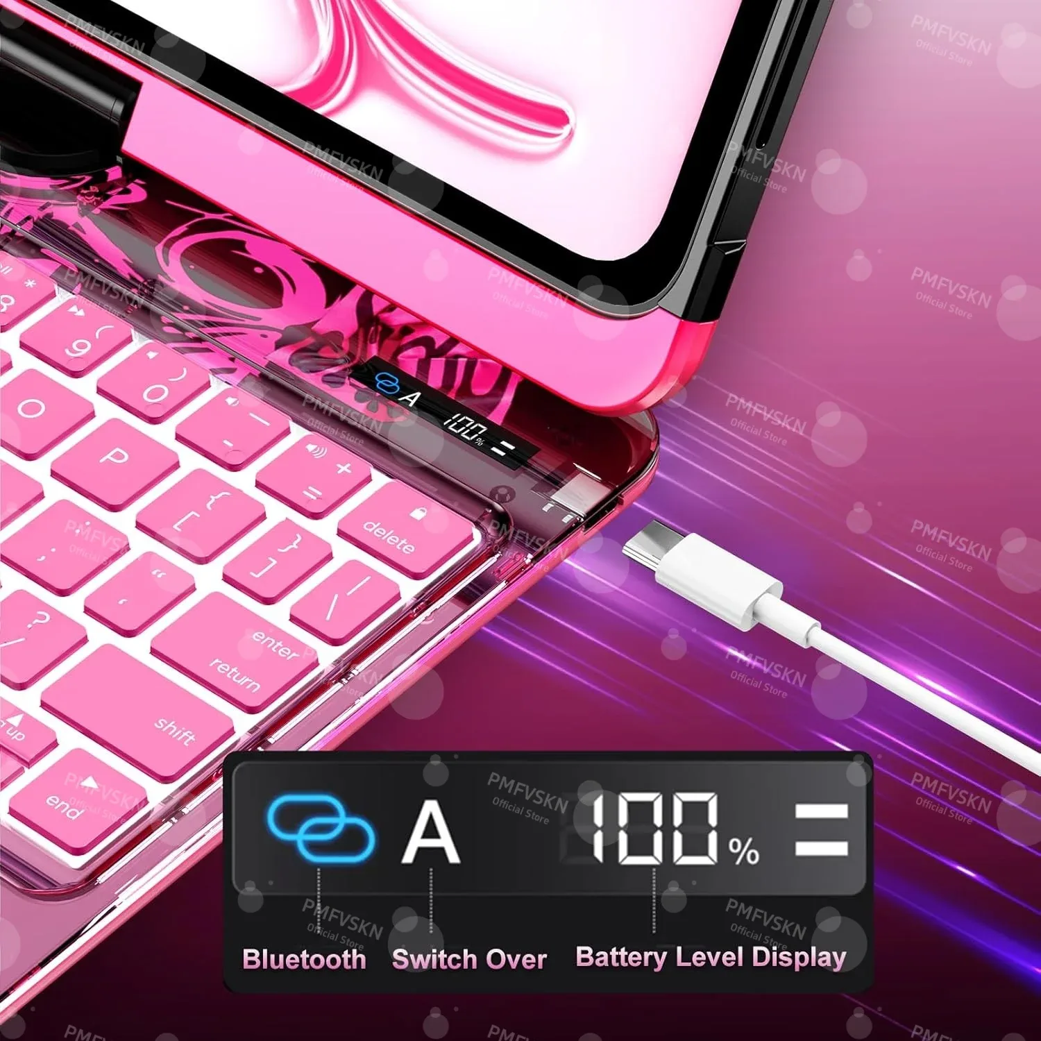 Étui Magic Keyboard rotatif 360° pour iPad Pro (11", 12.9", 13") et iPad Air (4e à 7e génération) slide 2