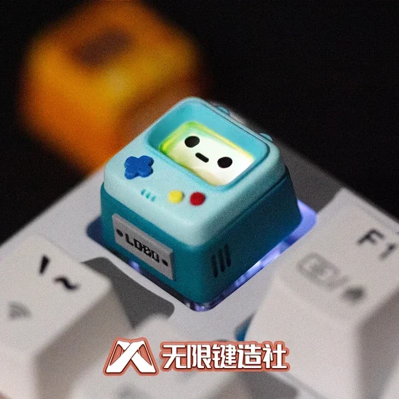 Touche Artisan en Résine pour Clavier Mécanique - Thème Rétro Gaming - Image 4