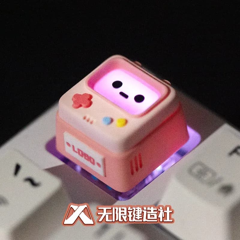 Touche Artisan en Résine pour Clavier Mécanique - Thème Rétro Gaming - Image 3