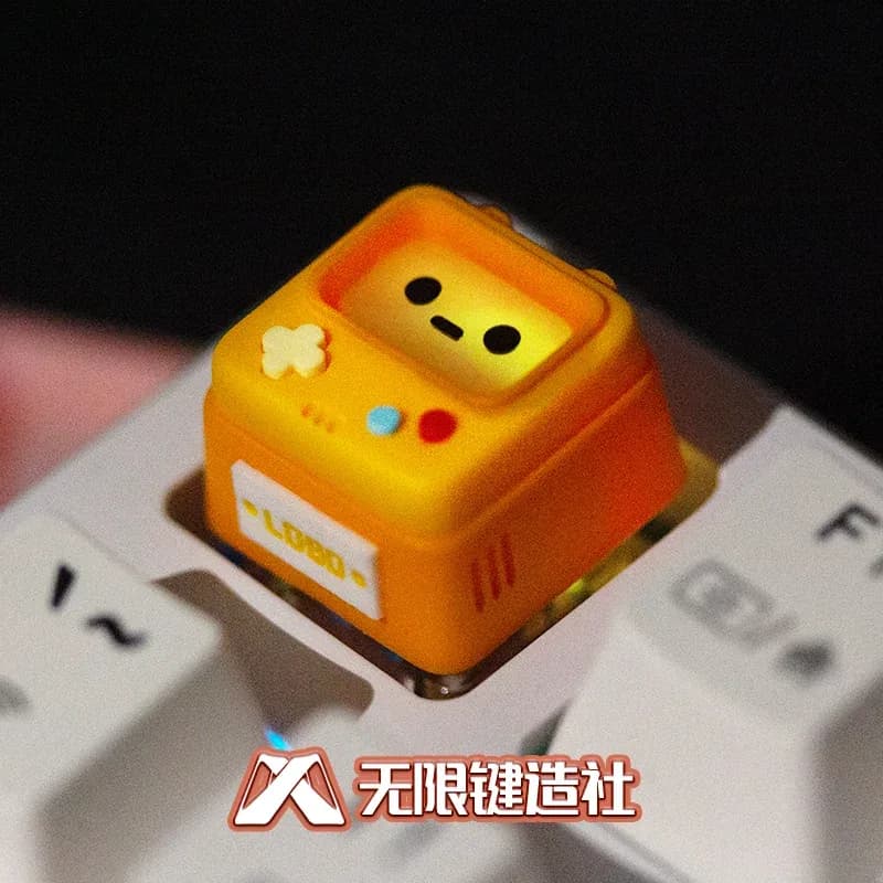 Touche Artisan en Résine pour Clavier Mécanique - Thème Rétro Gaming - Image 2