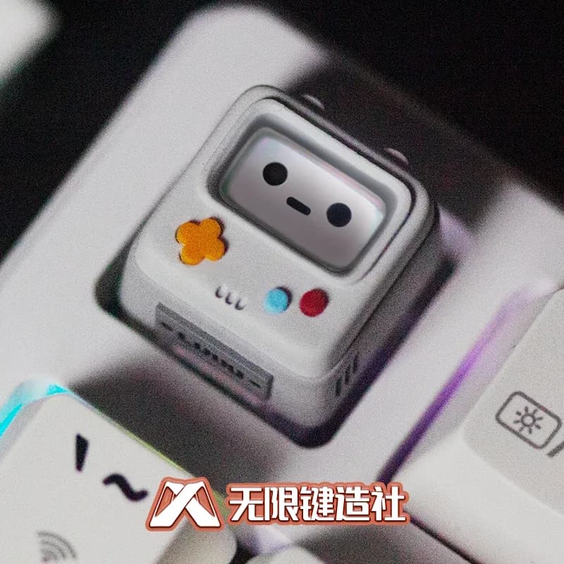 Touche Artisan en Résine pour Clavier Mécanique - Thème Rétro Gaming - Image 1