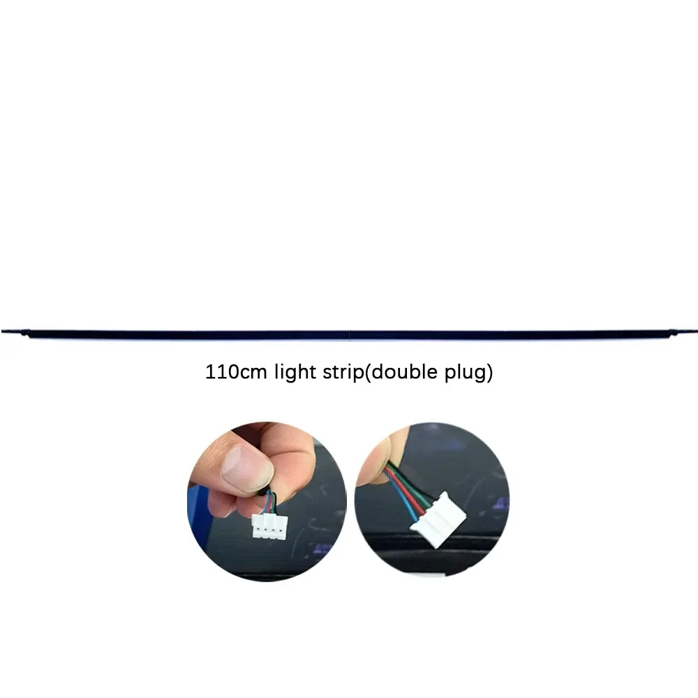Kit d'Éclairage d'Ambiance LED Acrylique RGB pour Voiture - Contrôle Bluetooth et Application - 64 Couleurs slide 7