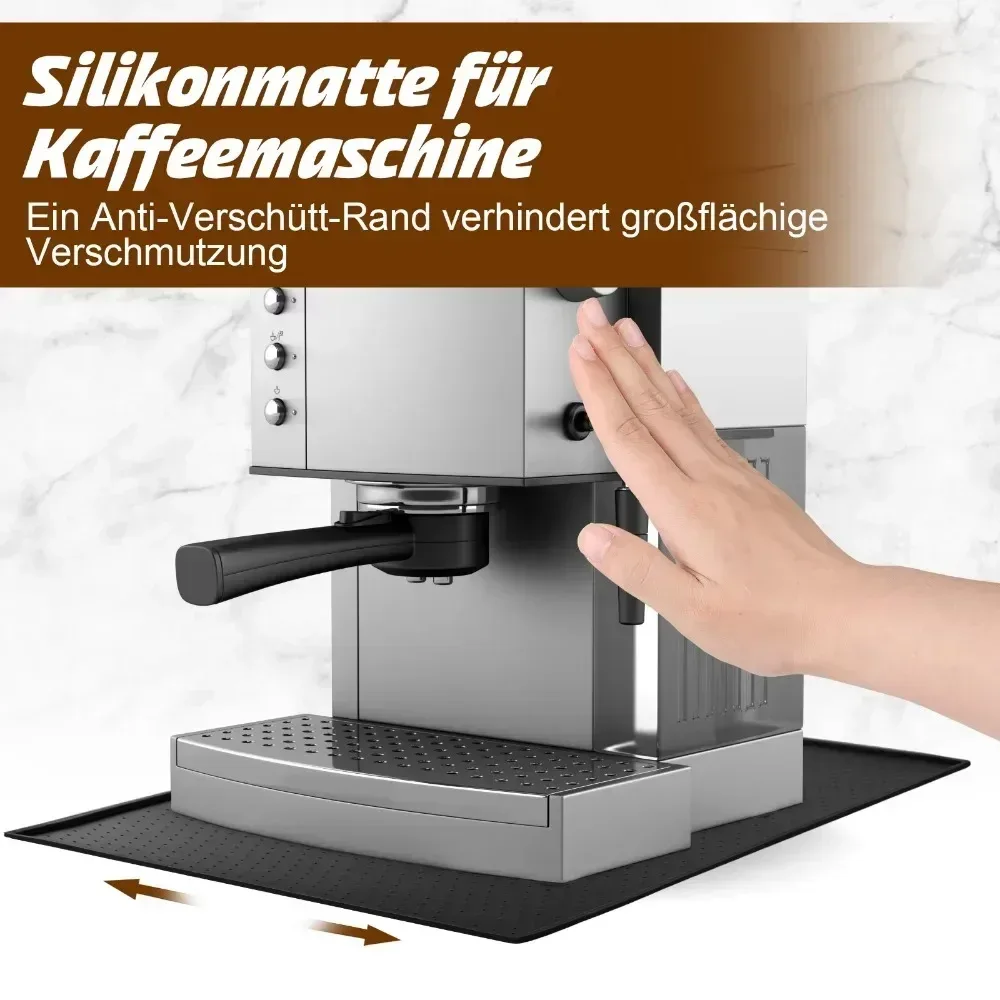 Tapis d'égouttage en silicone pour machine à café et cuisine slide 2