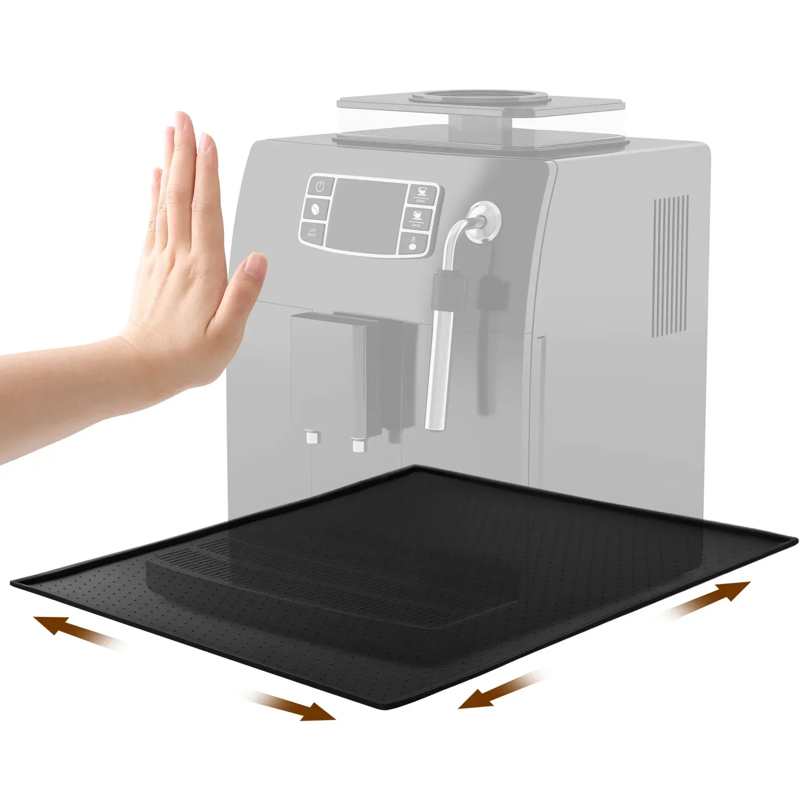 Tapis d'égouttage en silicone pour machine à café et cuisine slide 7