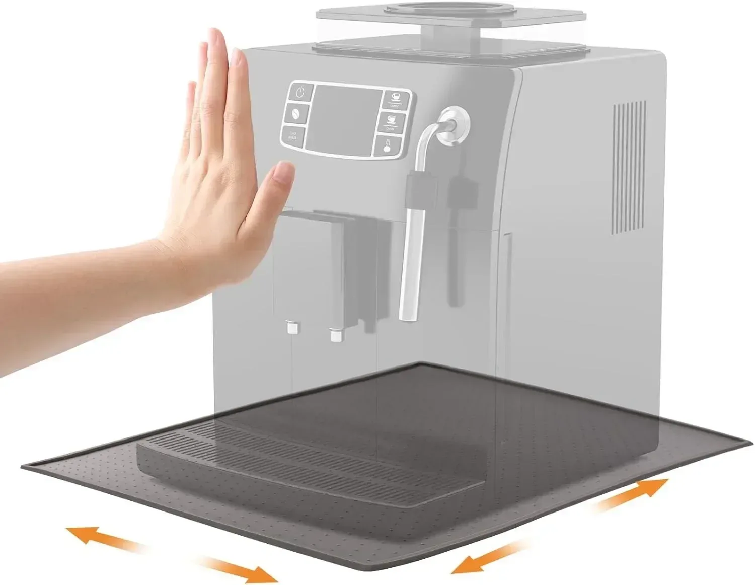 Tapis d'égouttage en silicone pour machine à café et cuisine slide 8