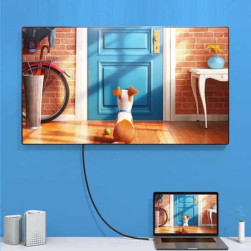 Câble Micro HDMI 2.1 Haute Vitesse (8K@60Hz, 4K@120Hz) - Spirale Flexible 1m slide 5