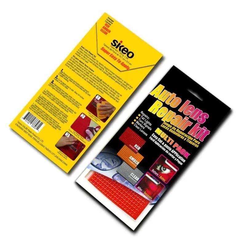 Kit de réparation pour optiques et feux arrière de voiture - Rouge et Ambre slide 6