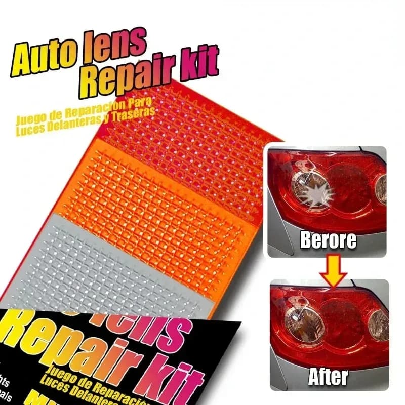 Kit de réparation pour optiques et feux arrière de voiture - Rouge et Ambre slide 2