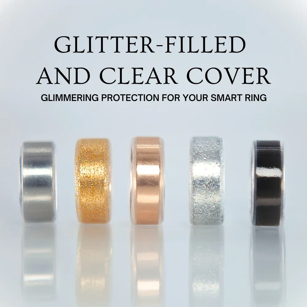 Lot de 6 protections en silicone transparent pour bague connectée (Oura et Samsung) slide 4