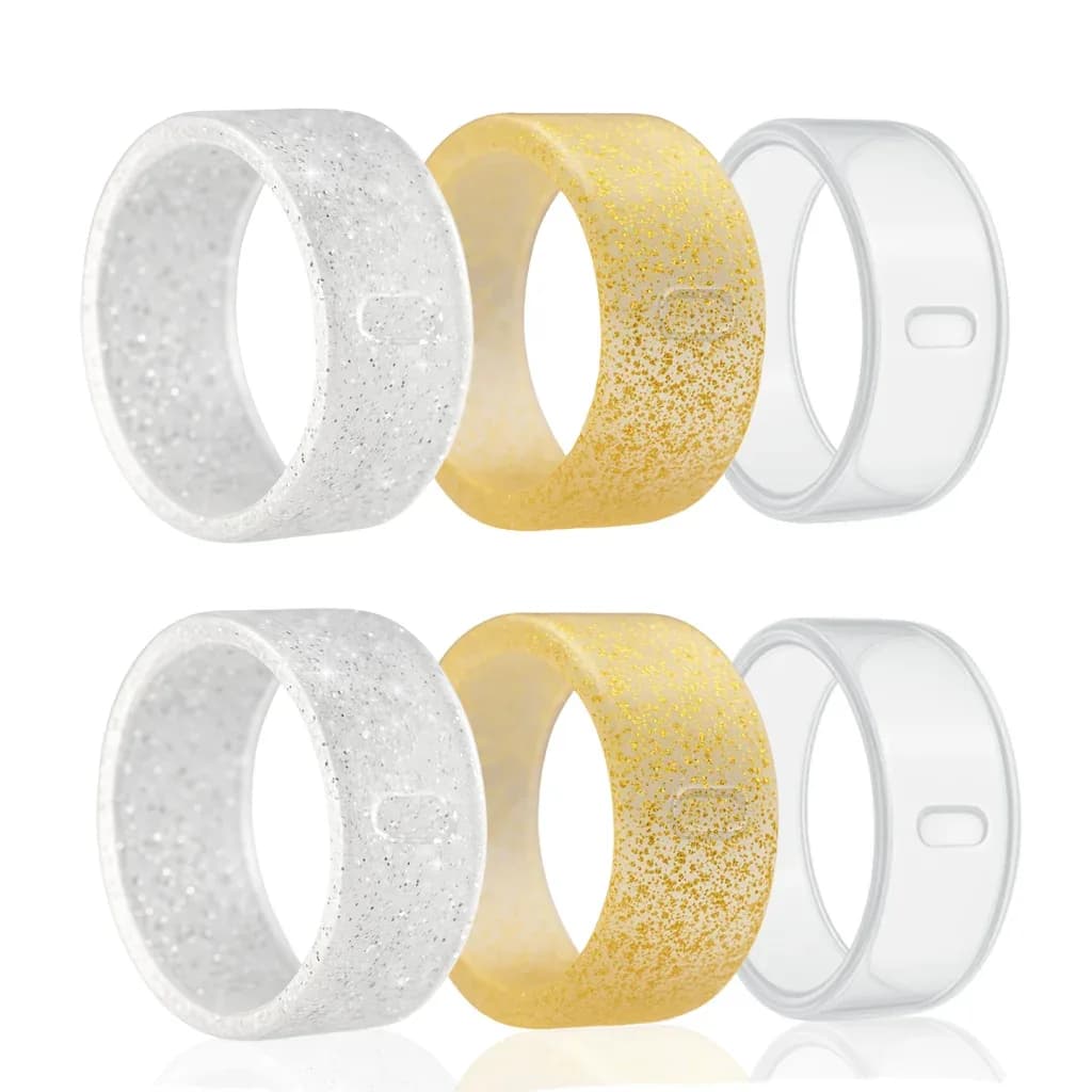 Lot de 6 protections en silicone transparent pour bague connectée (Oura et Samsung)