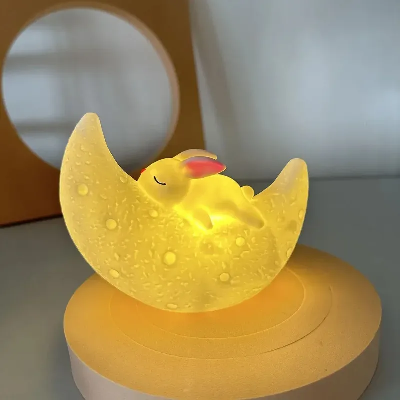Veilleuse Créative Lapin sur la Lune - Image 2
