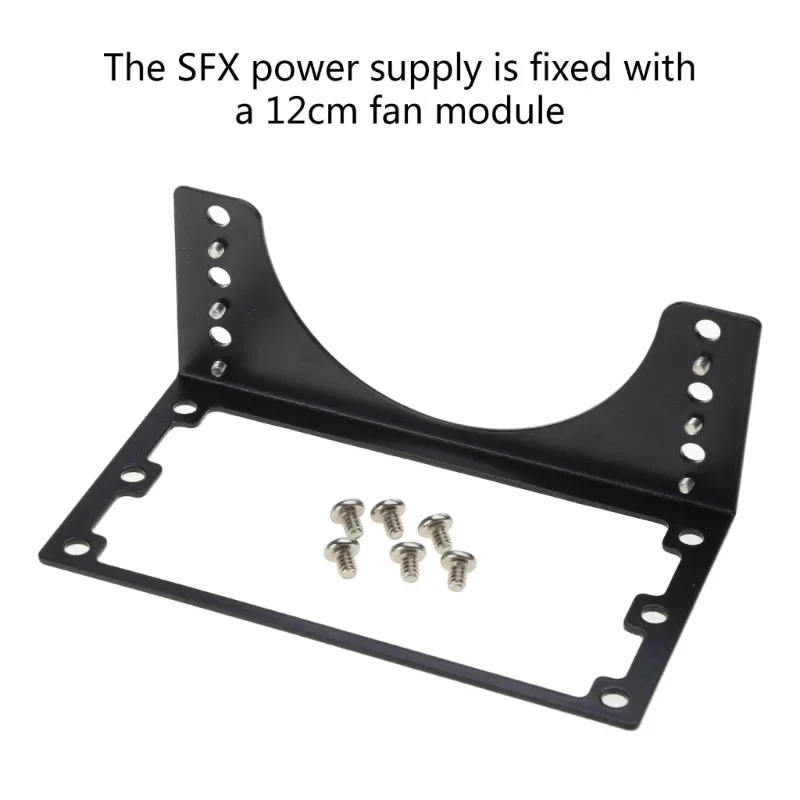 Support d'alimentation SFX en métal avec emplacement pour ventilateur 12cm/14cm - Image 4