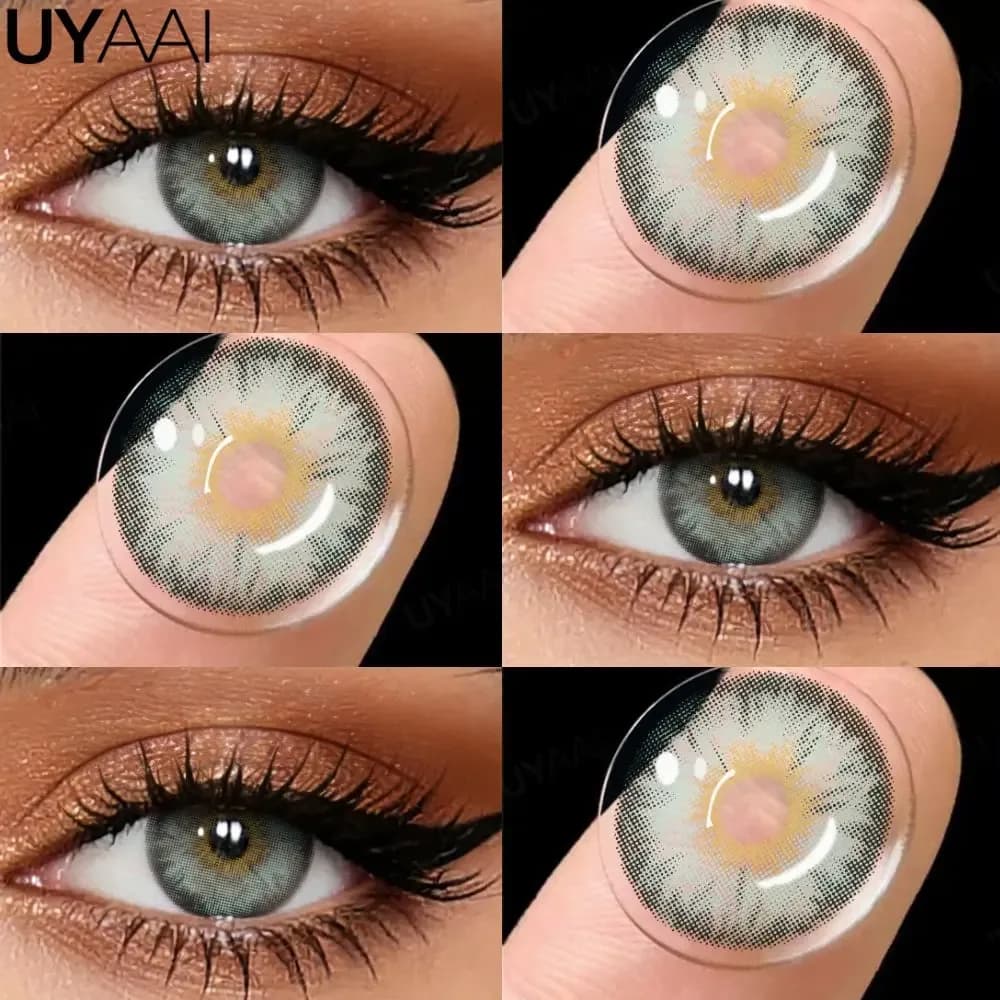 Lentilles de contact colorées UYAAI - Siri Green & Pattaya Green slide 4