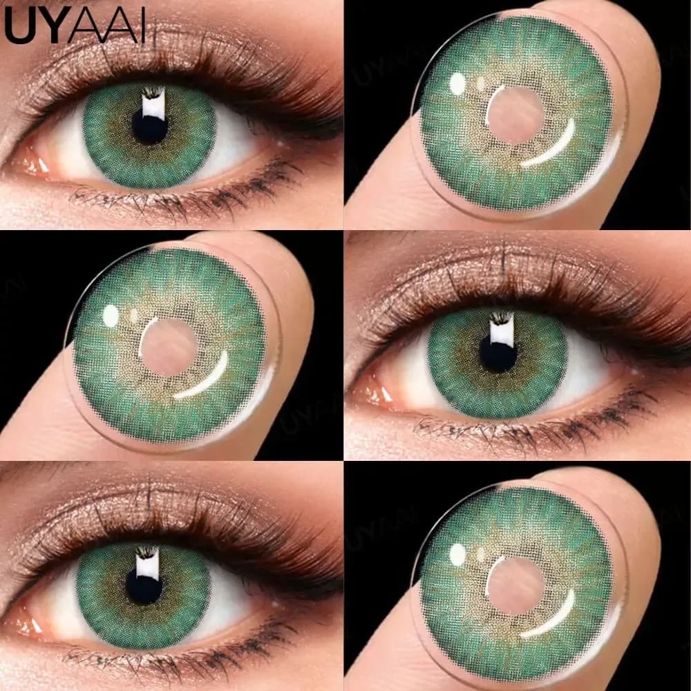Lentilles de contact colorées UYAAI - Siri Green & Pattaya Green slide 13