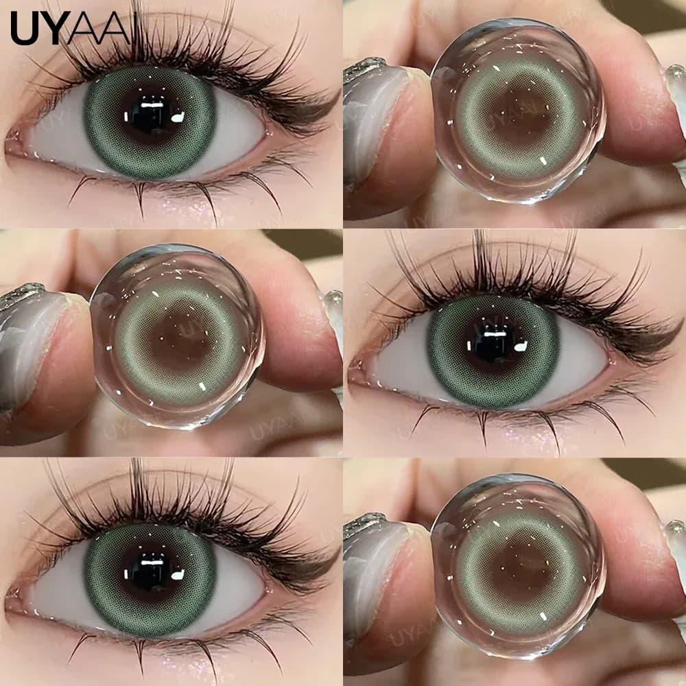 Lentilles de contact colorées UYAAI - Siri Green & Pattaya Green slide 14